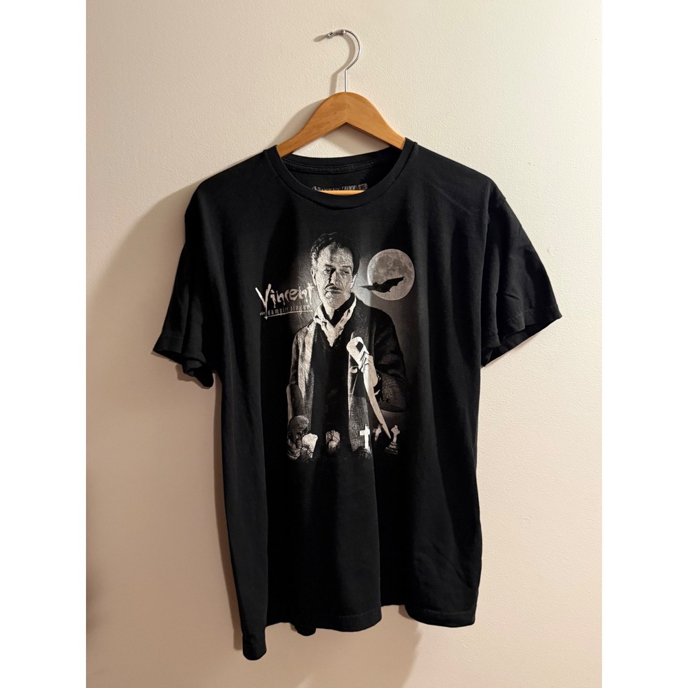 Kreepsville 666 Vincent Price Vampire Slayer Black Graphic T-Shirt Mens XL